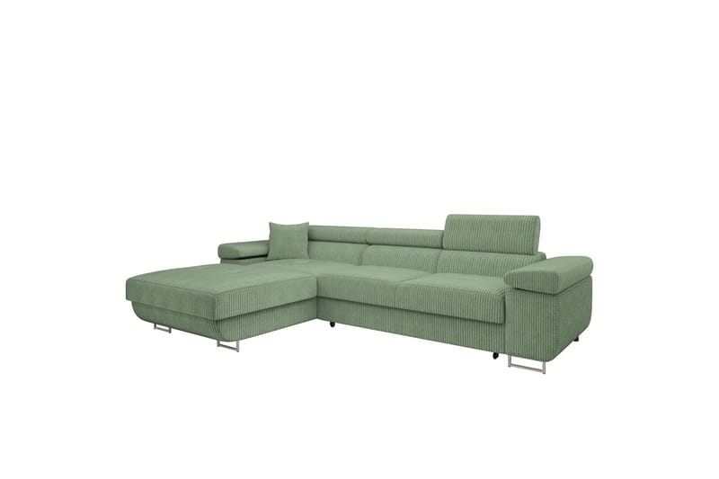 Gabina Sofa med Divan 3-personers - Grøn - Møbler - Sofaer - Sofa med chaiselong