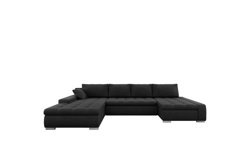 Gamal Sofa Dobbeltdivan 4-personers - Sort - Møbler - Sofaer - U Sofa