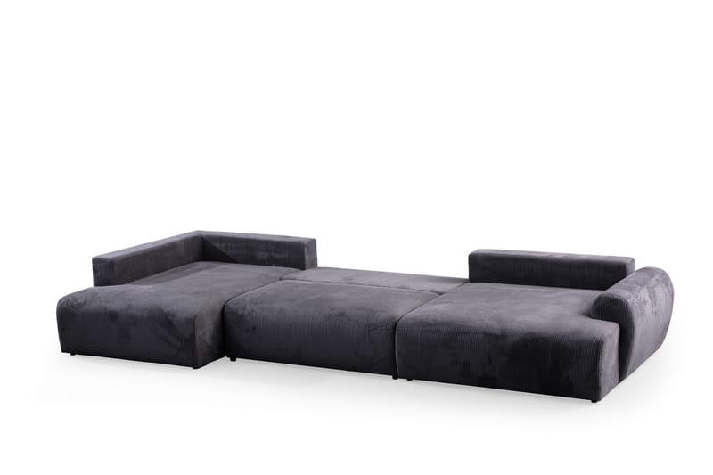 Gaudir 4-personers Sofa med Chaiselong - Antracit - Møbler - Sofaer - Sofa med chaiselong