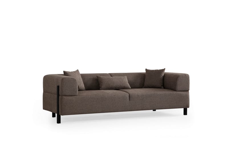 Gio 3-personers Sofa - Brun - Møbler - Sofaer - 3 personers sofa