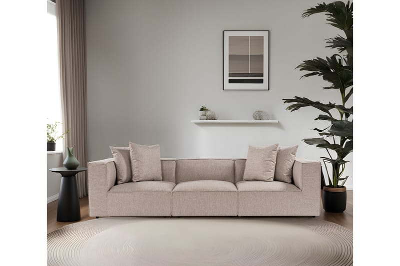 Gregor Sofa 3-personers - Sand beige - Møbler - Sofaer - 3 personers sofa