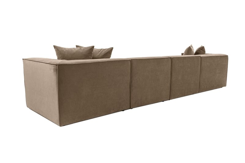 Gregor Sofa med Chaiselong 4-personers - Brun - Møbler - Sofaer - Sofa med chaiselong