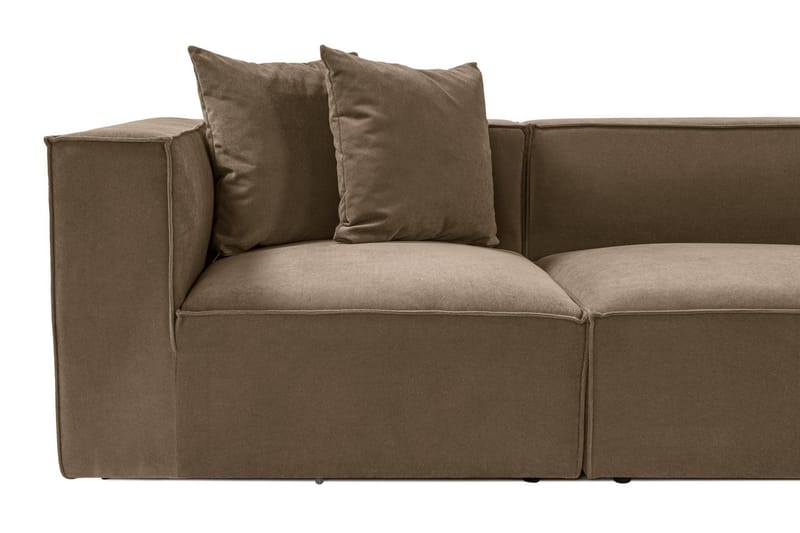 Gregor Sofa med Chaiselong 4-personers - Brun - Møbler - Sofaer - Sofa med chaiselong