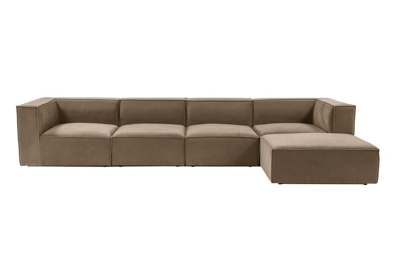 Gregor Sofa med Chaiselong 4-personers - Brun - Møbler - Sofaer - Sofa med chaiselong