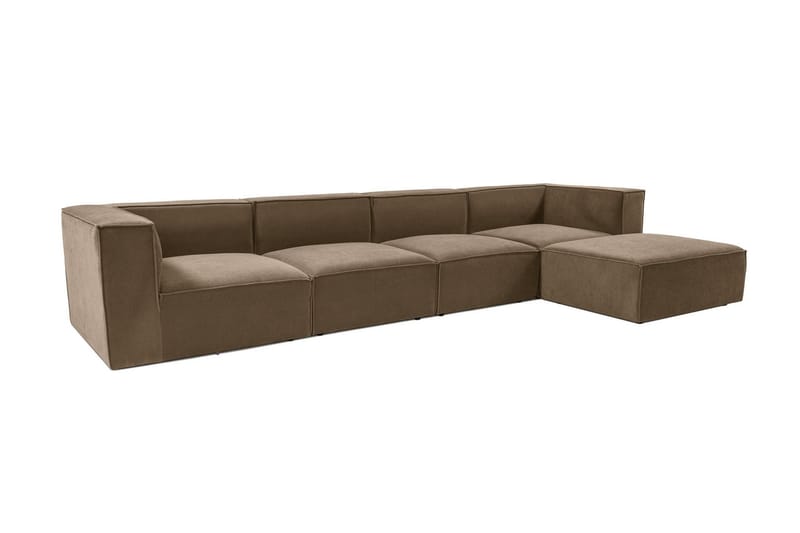 Gregor Sofa med Chaiselong 4-personers - Brun - Møbler - Sofaer - Sofa med chaiselong