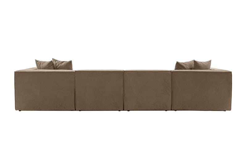 Gregor Sofa med Chaiselong 4-personers - Brun - Møbler - Sofaer - Sofa med chaiselong