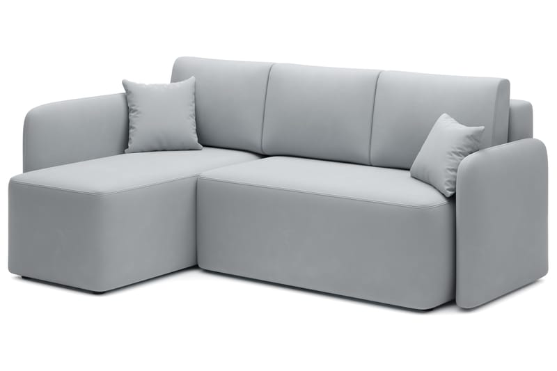 Hadson 3-personers Sofa med Chaiselong - Grå - Møbler - Sofaer - Sofa med chaiselong