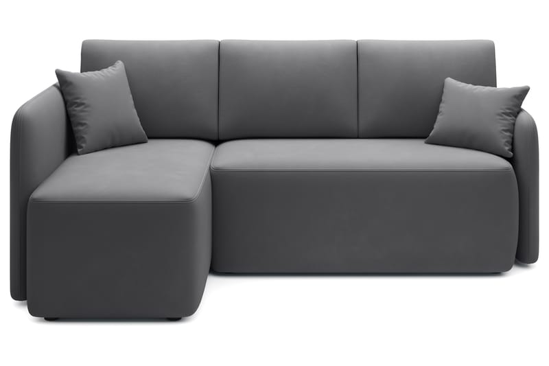 Hadson 3-personers Sofa med Divan - Mørk grå - Møbler - Sofaer - Sofa med chaiselong