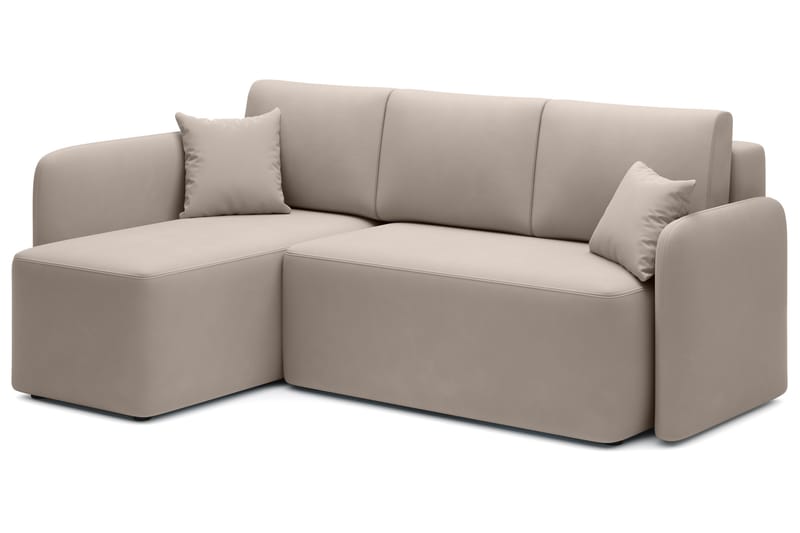 Hadson 3-personers Sofa med Divan - Beige - Møbler - Sofaer - Sofa med chaiselong