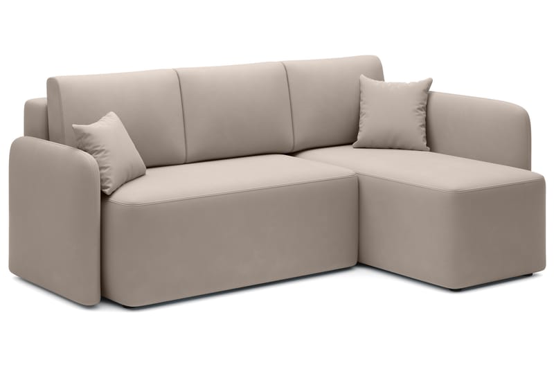 Hadson 3-personers Sofa med Divan - Beige - Møbler - Sofaer - Sofa med chaiselong