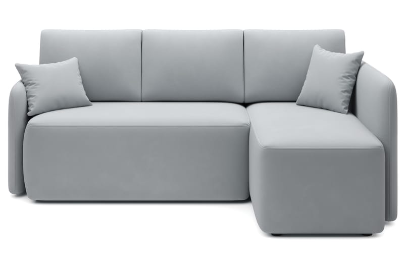 Hadson 3-personers Sofa med Chaiselong - Grå - Møbler - Sofaer - Sofa med chaiselong