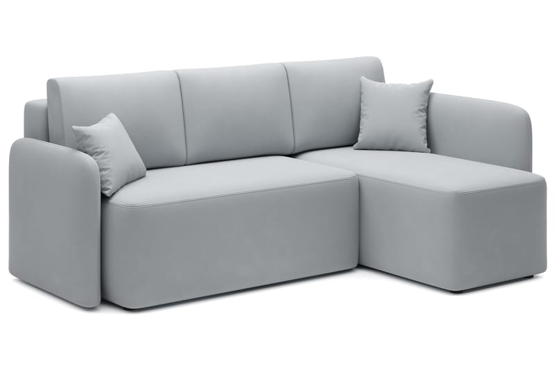 Hadson 3-personers Sofa med Chaiselong - Grå - Møbler - Sofaer - Sofa med chaiselong