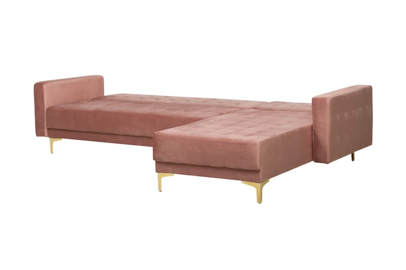 Aberdeen Hjørnesovesofa 267 cm - Lyserød - Møbler - Sofaer - Sovesofaer