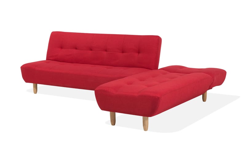 Alsten Hjørnesofa 182 cm - Rød - Møbler - Sofaer - Hjørnesofa