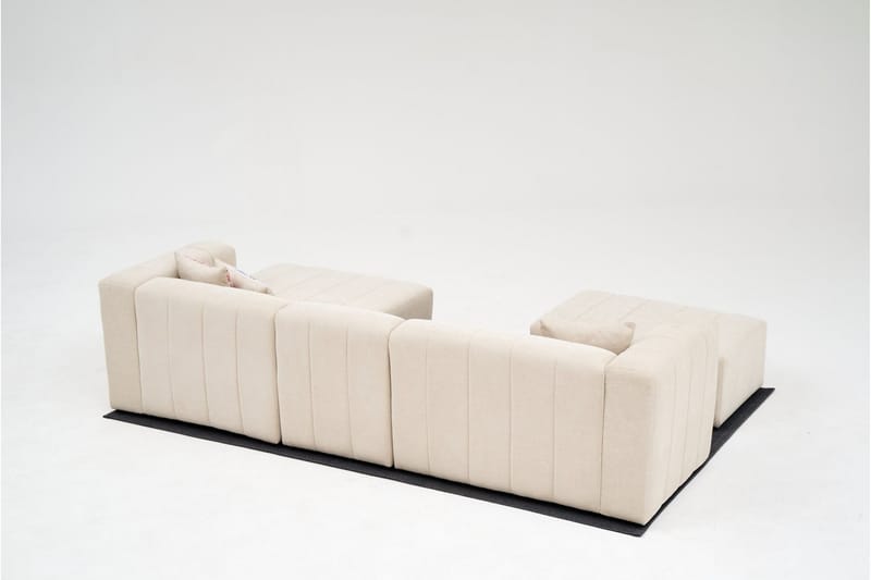 Beyza Hjørnesofa 4-pers - Cream - Møbler - Sofaer - Hjørnesofa