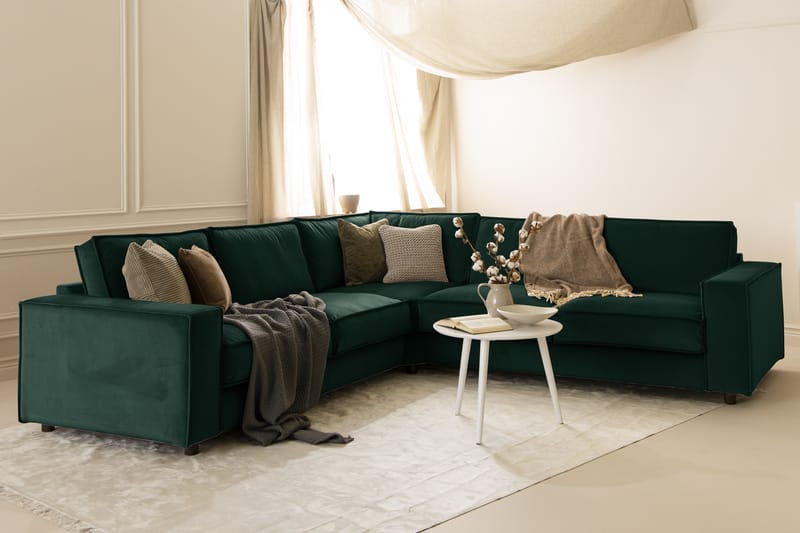 Cloudia hjørnesofa velour - Møbler - Sofaer - Hjørnesofa