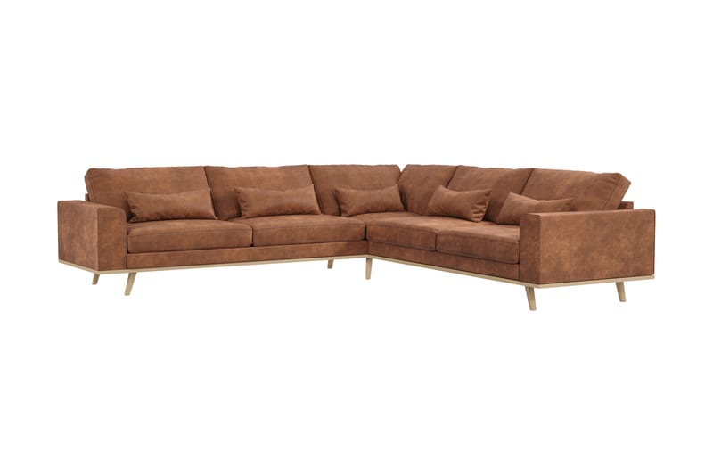 Copenhagen Hjørnesofa - Brun - Møbler - Sofaer - Hjørnesofa