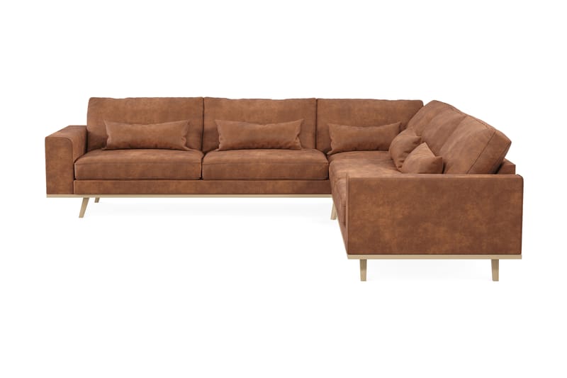 Copenhagen Hjørnesofa - Brun - Møbler - Sofaer - Hjørnesofa