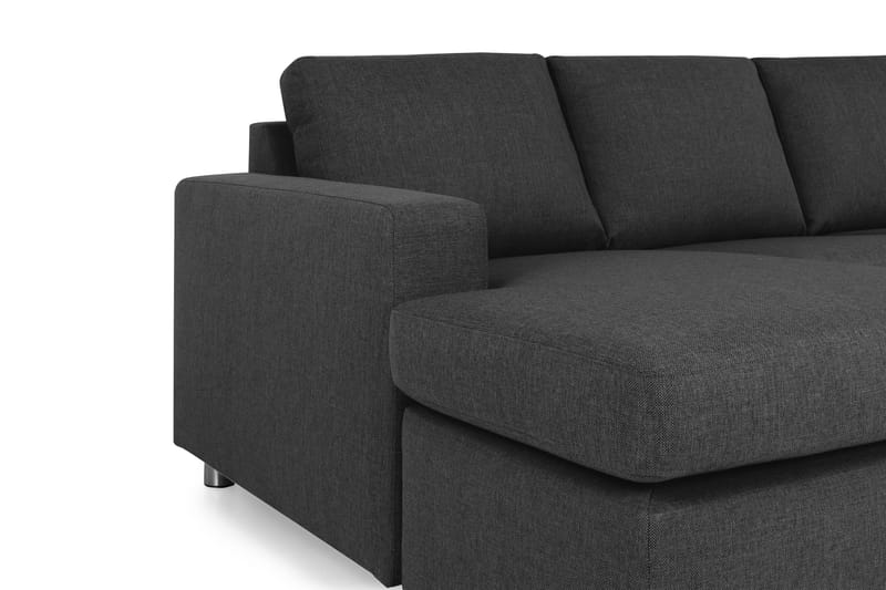 Crazy Hjørnesofa med Chaiselong Stor Venstre - Antracit - Møbler - Sofaer - Hjørnesofa - Hjørnesofa med chaiselong