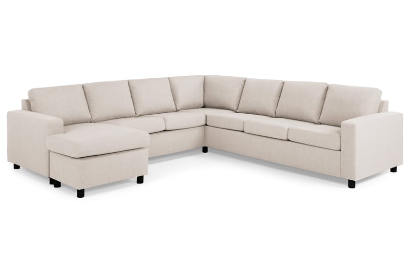 Crazy Hjørnesofa med Chaiselong Stor Venstre - Beige - Møbler - Sofaer - Hjørnesofa - Hjørnesofa med chaiselong