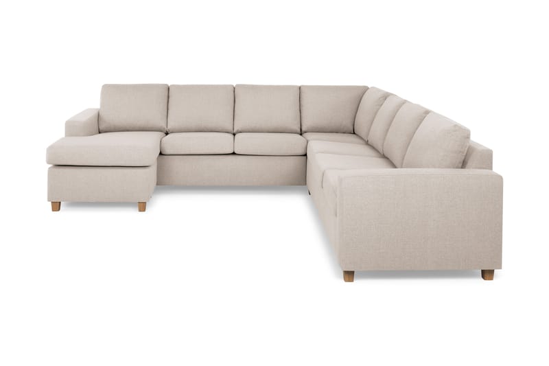 Crazy Hjørnesofa med Chaiselong Stor Venstre - Beige - Møbler - Sofaer - Hjørnesofa - Hjørnesofa med chaiselong