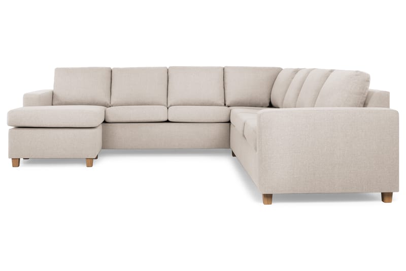 Crazy Hjørnesofa med Chaiselong Stor Venstre - Beige - Møbler - Sofaer - Hjørnesofa - Hjørnesofa med chaiselong