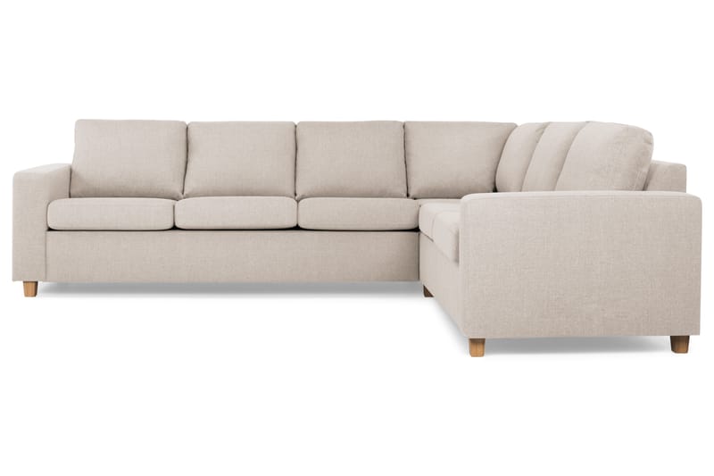 Crazy Hjørnesofa Stor Vendbar - Beige - Møbler - Sofaer - Hjørnesofa