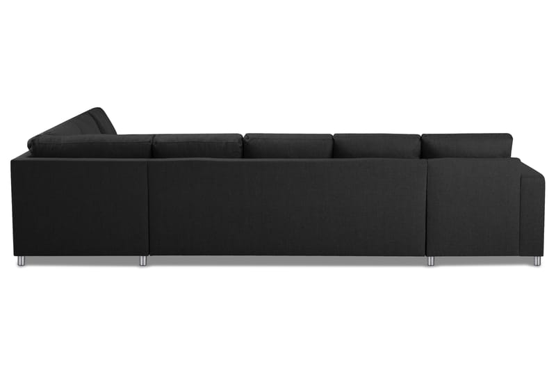 Crazy Hjørnesofa XL med Chaiselong Venstre - Antracit - Møbler - Sofaer - Hjørnesofa - Hjørnesofa med chaiselong