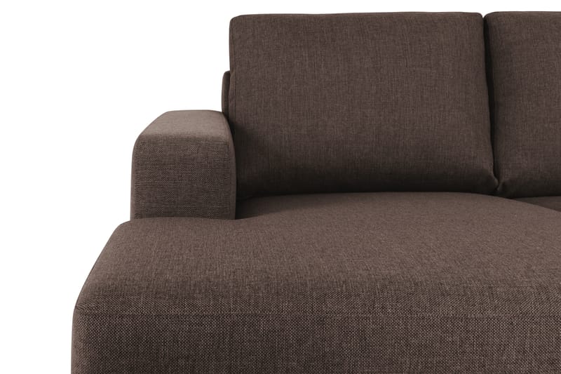 Crazy Hjørnesofa XL med Chaiselong Venstre - Brun - Møbler - Sofaer - Hjørnesofa - Hjørnesofa med chaiselong