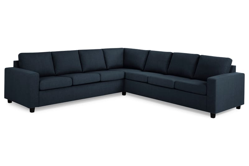 Crazy Hjørnesofa XL Vendbar - Mørkeblå - Lædersofaer - Hjørnesofa - Velour sofaer