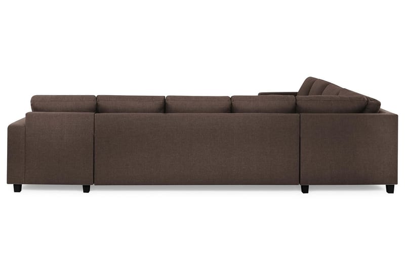 Crazy Hjørnesofa XXL med Chaiselong Højre - Brun - Møbler - Sofaer - Hjørnesofa - Hjørnesofa med chaiselong