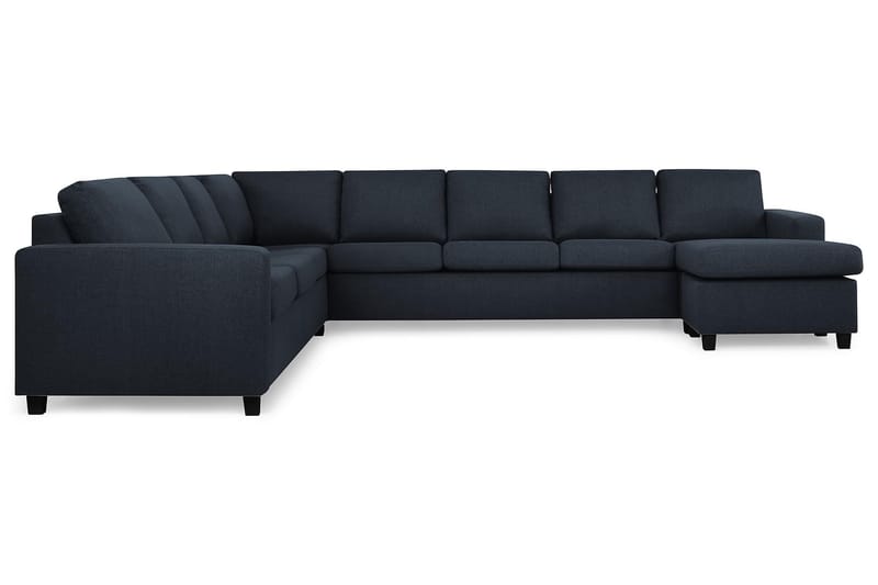 Crazy Hjørnesofa XXL med Chaiselong Højre - Mørkeblå - Møbler - Sofaer - Hjørnesofa - Hjørnesofa med chaiselong