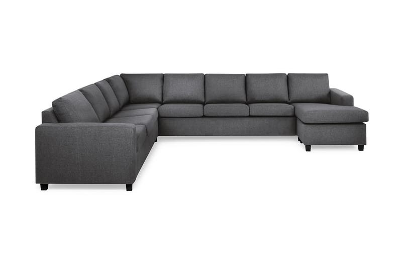 Crazy Hjørnesofa XXL med Chaiselong Højre - Mørkegrå - Møbler - Sofaer - Hjørnesofa - Hjørnesofa med chaiselong