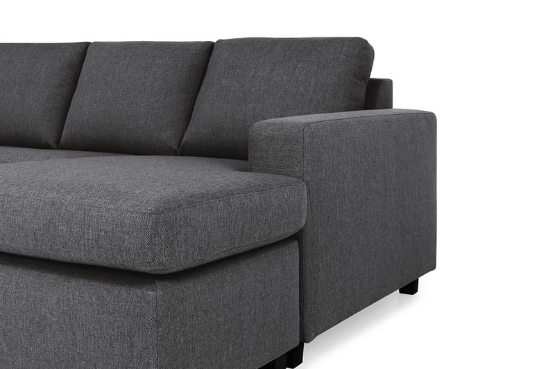 Crazy Hjørnesofa XXL med Chaiselong Højre - Mørkegrå - Møbler - Sofaer - Hjørnesofa - Hjørnesofa med chaiselong