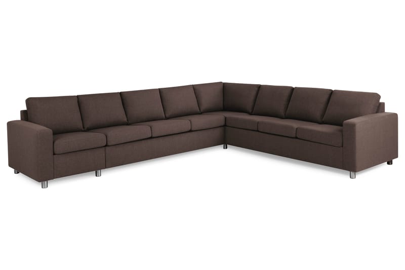 Crazy Hjørnesofa XXL Vendbare - Brun - Møbler - Sofaer - Hjørnesofa