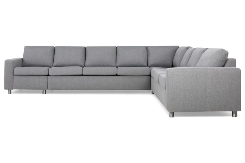 Crazy Hjørnesofa XXL Vendbare - Lysegrå - Møbler - Sofaer - Hjørnesofa