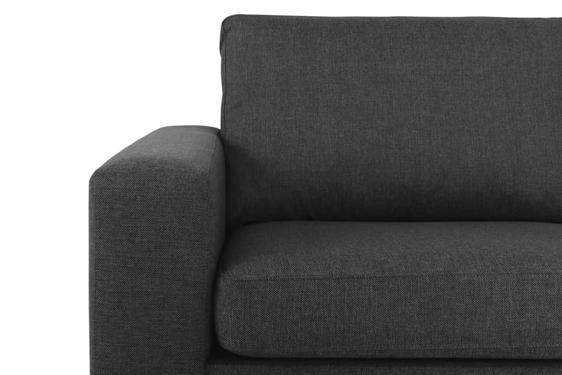 Crazy Stor Hjørnesofa L-formet XXL med Divan Venstre - Mørkegrå - Møbler - Sofaer - Hjørnesofa - Hjørnesofa med chaiselong