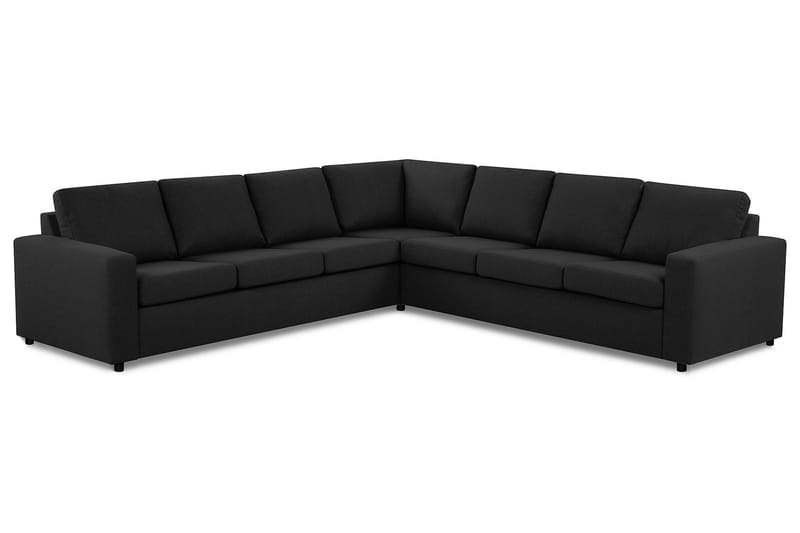 Crazy Stor Hjørnesofa XL Vendbar - Antracit / Sort / Mørk - Møbler - Sofaer - Hjørnesofa