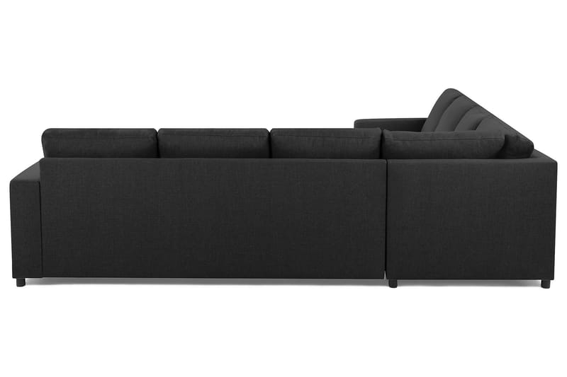 Crazy Stor Hjørnesofa XL Vendbar - Antracit / Sort / Mørk - Møbler - Sofaer - Hjørnesofa