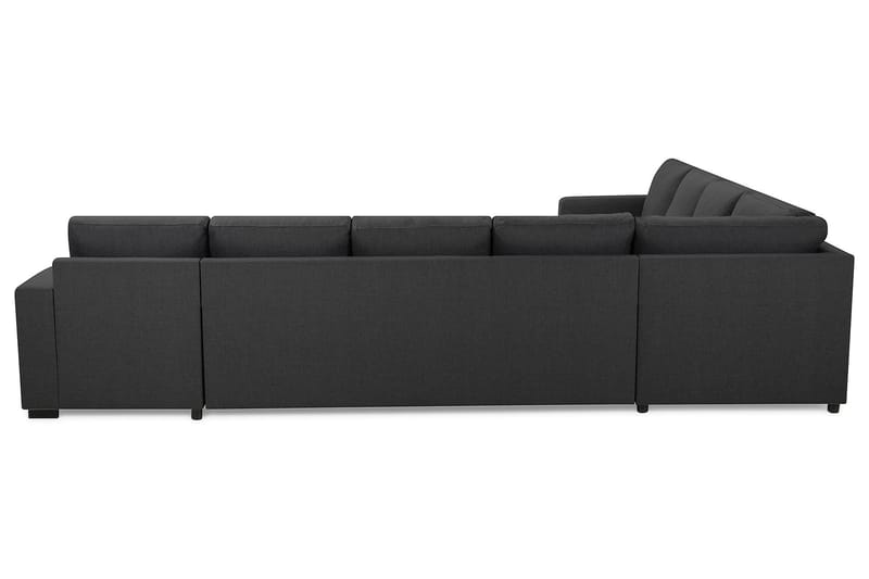 Crazy Stor Hjørnesofa XXL med Divan Højre L-formet - Mørkegrå - Møbler - Sofaer - Hjørnesofa - Hjørnesofa med chaiselong