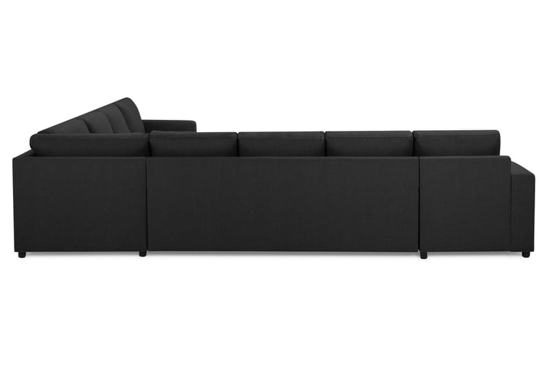 Crazy Stor Hjørnesofa XXL med Divan Vendbar - Antracit - Møbler - Sofaer - Hjørnesofa - Hjørnesofa med chaiselong