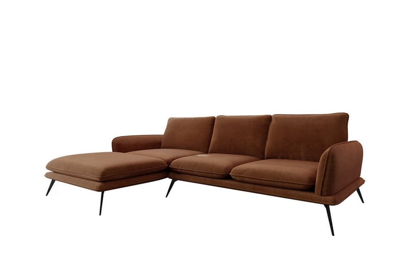 Graystone 3-pers. Hjørnesofa - Brun - Møbler - Sofaer - Hjørnesofa