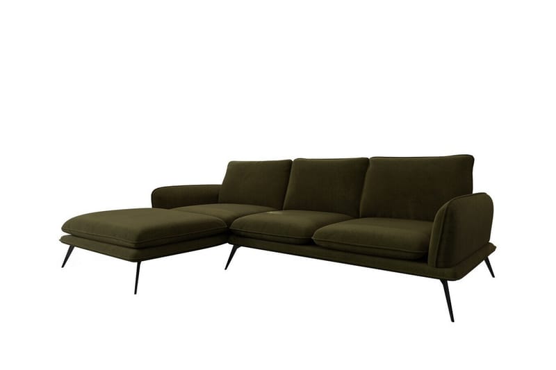 Graystone 3-pers. Hjørnesofa - Mørkegrøn - Møbler - Sofaer - Hjørnesofa