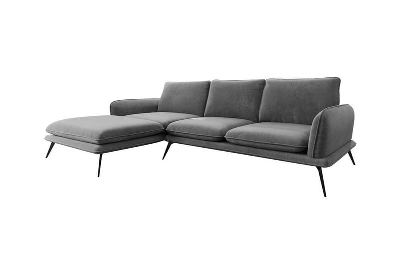 Graystone 3-pers. Hjørnesofa - Mørkegrå - Møbler - Sofaer - Hjørnesofa