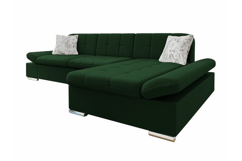 Kintore 3-pers. Hjørnesofa - Mørkegrøn - Møbler - Sofaer - Hjørnesofa