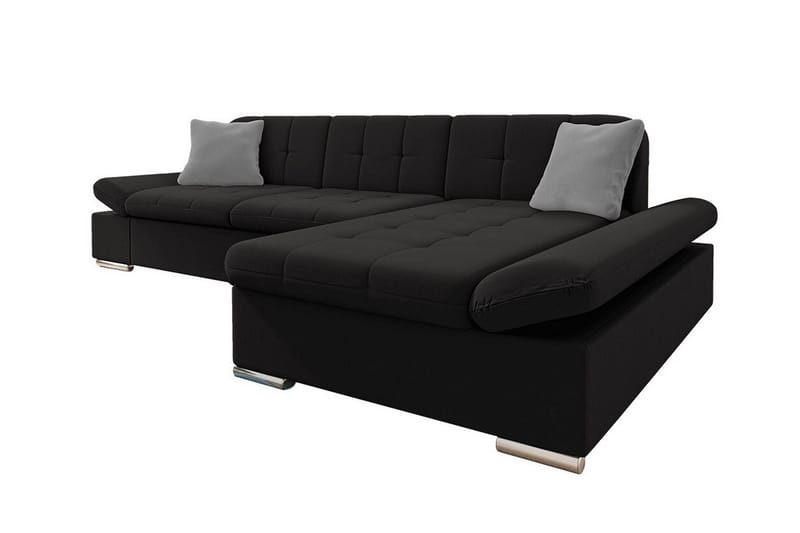 Kintore 3-pers. Hjørnesofa - Sort - Møbler - Sofaer - Hjørnesofa