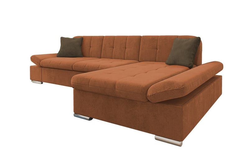 Kintore 3-pers. Hjørnesofa - Mørke orange - Møbler - Sofaer - Hjørnesofa