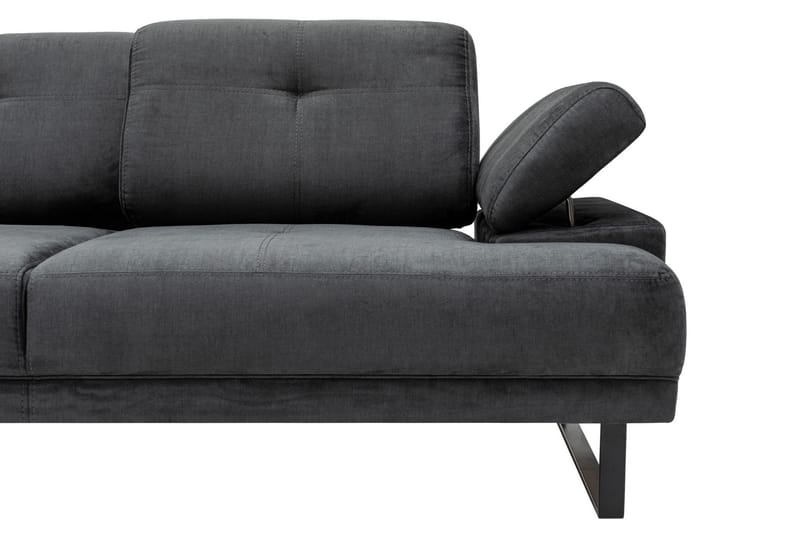 Kitimat Chaiselongsofa 3-personers - Antracit - Møbler - Sofaer - Hjørnesofa