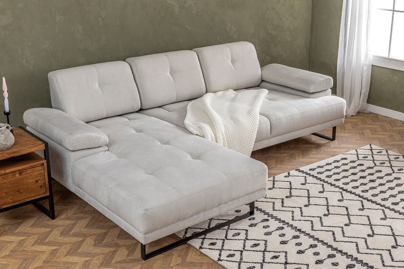 Kitimat Chaiselongsofa 3-personers - Beige - Møbler - Sofaer - Hjørnesofa