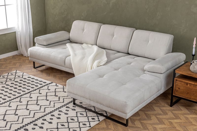 Kitimat Chaiselongsofa 3-personers - Beige - Møbler - Sofaer - Hjørnesofa